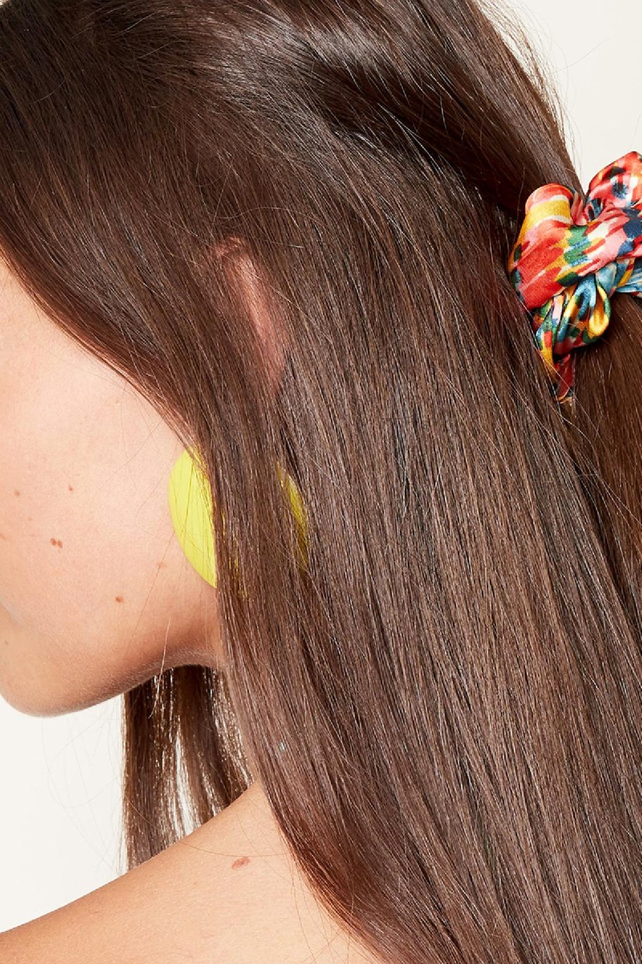 Kleurrijke scrunchie Multi Polyester Afbeelding2